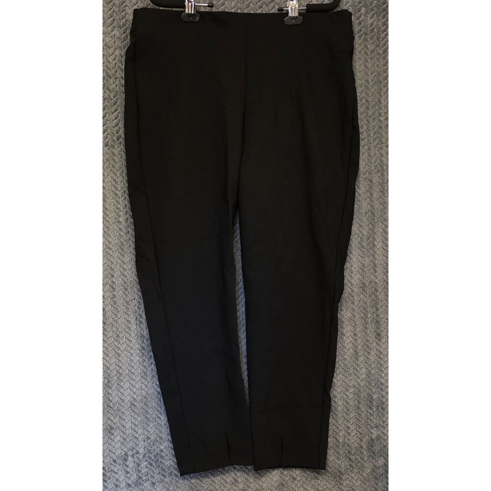 Chico's Black Ankle-Length Cropped Pants- size 14R